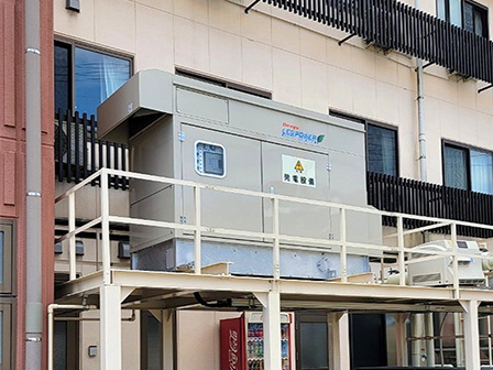 特養LPG自家用発電機設置工事